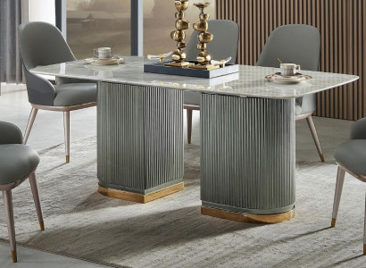 Design Dining table Marble Stone Table Modern Dining Tables Furniture 180x90 Tables new
